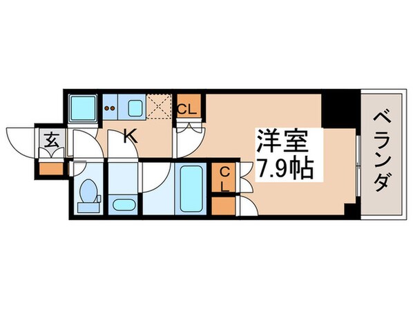 ガリシア森下Ⅴ（1002）の物件間取画像